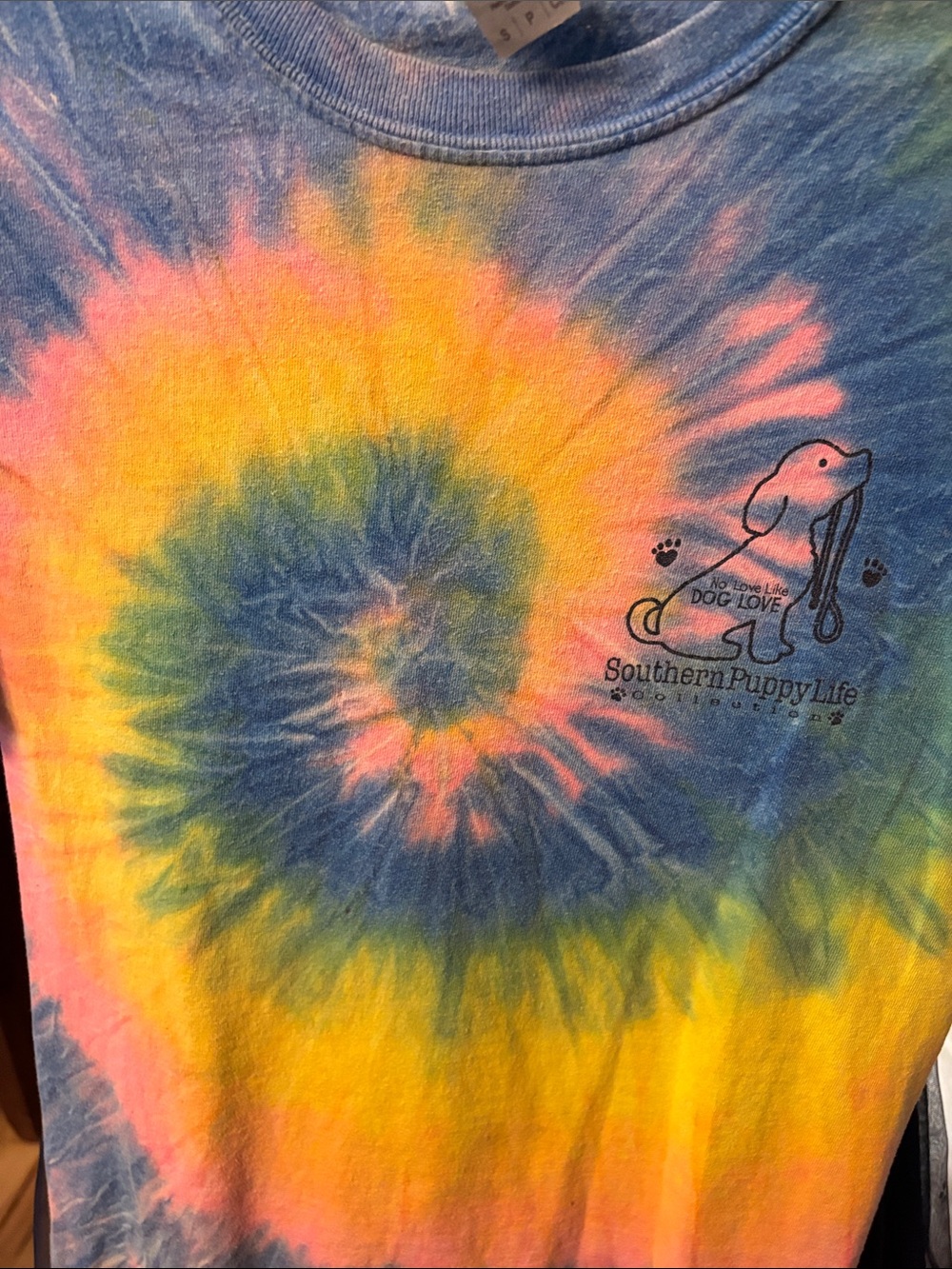 Gildan Kids Tie-Dye Tee in Blue, Yellow, Pink, Green